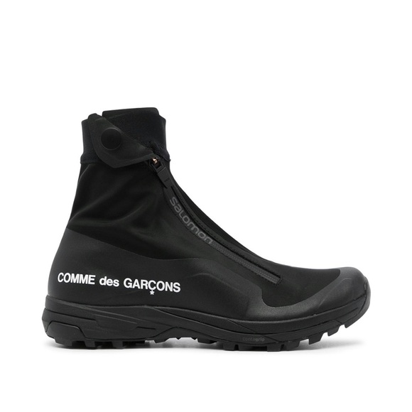Comme des Garcons Shoes - Comme Des Garçon x Salomon Logo Print High Top Sneakers